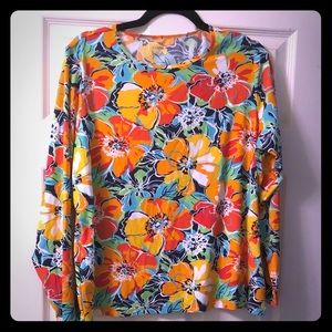 NWOT! Lands End Rash Guard 1X